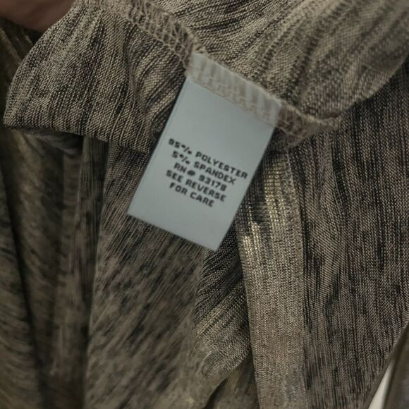 Joan Vass Gold Metallic Cardigan Womens Open Front Knit Plus Size XL - Picture 6 of 8